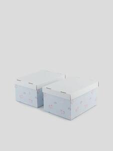 Sinsay - Set 2 cutii de depozitare - roz-pastel