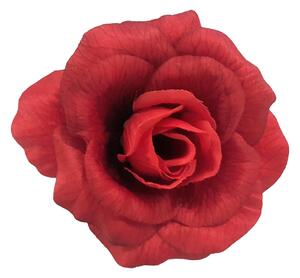 Cap de floare de trandafir 3D O 3,9 inches (10cm) rosu flori artificiale