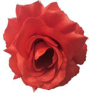 Cap de floare de trandafir O 10cm rosu flori artificiale