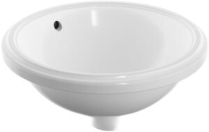 Geberit Variform lavoar 33x33 cm rotund sub blat alb luciu 500.744.01.2