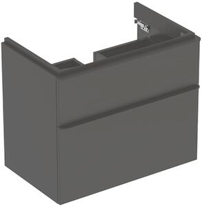 Geberit Smyle Square dulap 73.4x47x61.7 cm dulap atârnat sub chiuvetă negru 500.353.JK.1