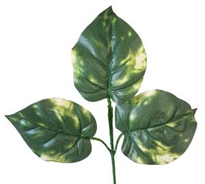 Decorare frunze x3 35cm verde flori artificiale