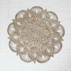 DUBLEZ | Mandala 3D sculptată - Floare de Lotus