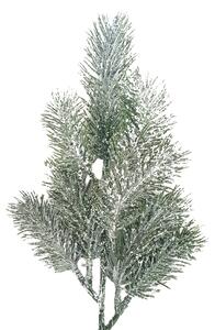 Crenguta de molid 40cm verde flori artificiale înzăpezit
