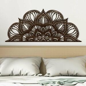 Mandala din lemn pentru spațiul de deasupra patului – Răsărit de soare