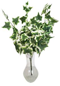 Decoratiune Crenguta Verde Planta Artificiala iederă frunză pestriță 58cm