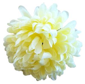 Cap de flori Crizantemă Ø 13cm crem flori artificiale