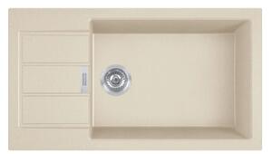 Franke Sirius Slim chiuvetă tectonite 78x43.5 cm bej 143.0671.691