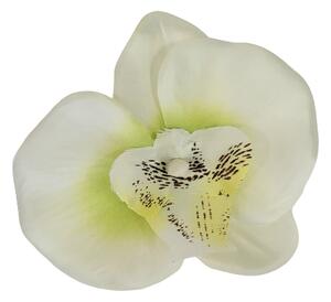 Cap de floare de orhidee 10cm x 8cm crem flori artificiale - pretul este pentru un pachet de 24 buc