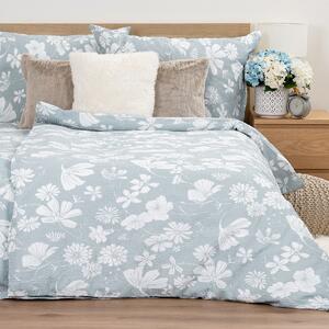 Lenjerie pat 4Home Gentle Green bumbac creponat, 140 x 200 cm, 70 x 90 cm, 140 x 200 cm, 70 x 90 cm