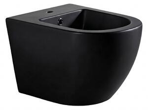 Bideu Erga Lily, montat pe perete 490x360x320 mm, negru mat, ERG-V03-LILY-BD-BK