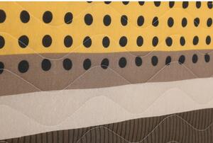 Cuvertură subțire matlasată cu fețe de pernă Miranda Yellow, 200 x 220 cm
