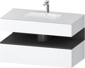 Duravit Qatego lavoar cu dulap 100 cm alb QA4786049180010