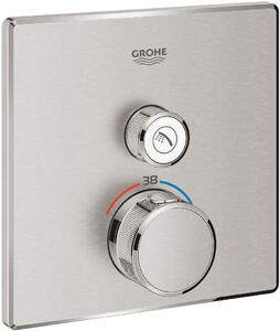 Grohe Grohtherm SmartControl baterie de duș ascuns cu termostat SuperSteel 29123DC0