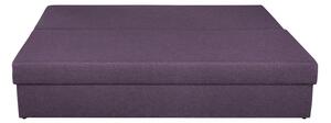 Canapea extensibila Alfi 192x80x77 cm cu lada de depozitare, Purple/Stripes