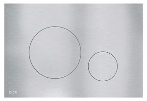 Clapeta rezervor wc aluminiu mat Alcaplast, Turn Inox mat