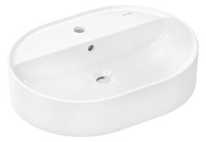 Hansgrohe Xuniva U lavoar 60x45 cm ovale de blat alb mat 61080450