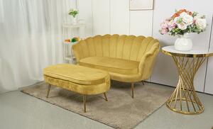 Set Canapea cu Masuta KJL213, Galben