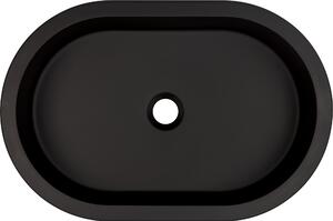 Deante Silia lavoar 58.8x39 cm oval sub blat negru CQS_NU6U
