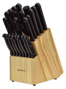 ASTOREO Set de cuțite cu suport Alpina - lemn - Mărimea 22 buc