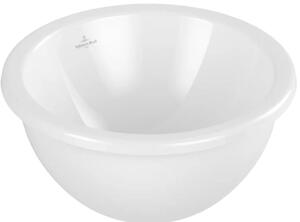 Villeroy & Boch Loop & Friends lavoar 33x33 cm rotund sub blat alb luciu 4A510001