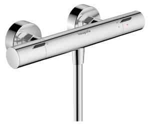 Hansgrohe Ecostat Fine baterie de duș perete cu termostat crom 13323000