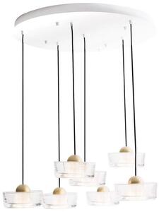 MaxLight Lipari lampă suspendată x38 W transparent-auriu P0544