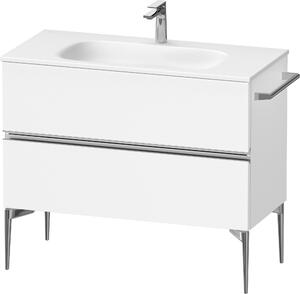 Duravit Sivida dulap 101x47.7x59.2 cm sub chiuveta pe perete alb-crom SV4652010180000