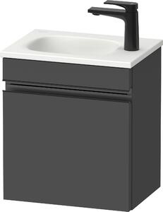 Duravit Sivida dulap 40x29.5x44 cm sub chiuveta pe perete negru-grafit SV4649LBD490000