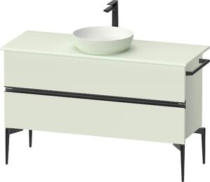 Duravit Sivida dulap 124.5x47.5x54.8 cm sub chiuveta pe perete negru-verde SV46600BDHH0000