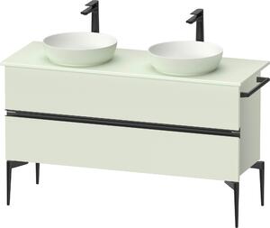 Duravit Sivida dulap 131.5x47.5x54.8 cm sub chiuveta pe perete negru-verde SV46610BDHH0000