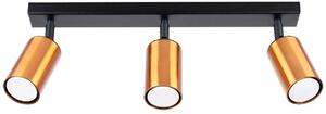 Sollux Lighting Winx lampă de tavan 3x10 W negru-cupru SL.1376