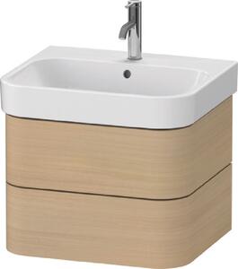 Duravit Happy D.2 Plus dulap 57.5x47.5x41.5 cm sub chiuveta pe perete stejar HP4385071710000