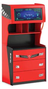 Comoda pentru camera baieti Colectia Champion Racer Energy