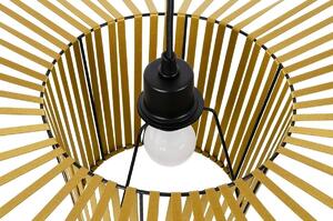 King Home Capello lampă suspendată 1x40 W negru DW8098/M.GOLD