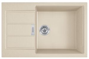 Franke Sirius chiuvetă tectonite 78x50 cm bej 143.0676.418