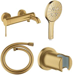 Set baterie cadă-duș Grohe Essence 33624GN1, duș de mână Grohe Rainshower 26574GN0, 27074GN0, 28362GL0