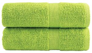 Prosoape mâini premium SOLUND 2 buc verde 30x30 cm 600 gsm