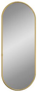 Oglindă de perete, auriu, 60x25 cm, ovală