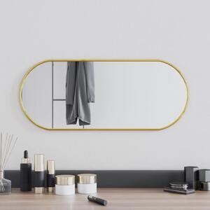 Oglindă de perete, auriu, 60x25 cm, ovală