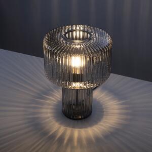 Lampa de masa de design sticla fum - Andro