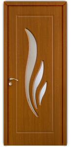 Usa lemn interior Modern cu geam OP-071 2000/700 Stejar inchis