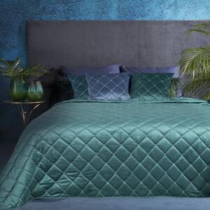 Cuvertură de pat luxoasă din catifea cu cusături decorative Lăţime: 170 cm | Lungime: 210 cm