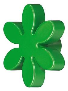 Buton floare verde pentru mobilier copii