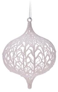 Glob Christmas White 13 cm