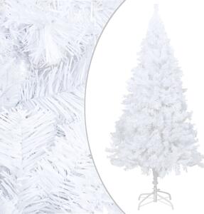 Pom de Crăciun artificial cu ramuri groase, alb, 150 cm, PVC