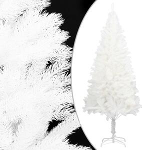 Pom de Crăciun artificial, ace cu aspect natural, alb, 150 cm