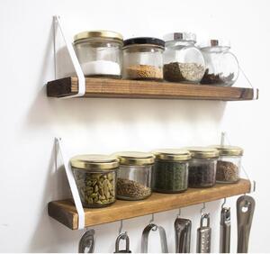 Set Raft de perete lemn,seria wood Homs,700041