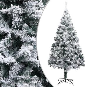 Pom de Crăciun artificial cu zăpadă, verde, 180 cm, PVC