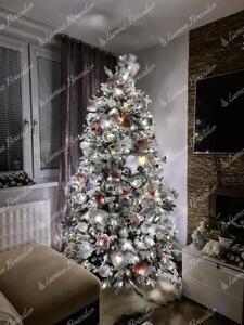 Instalație de Crăciun în ediție gold cu LED-uri pentru pomul de Crăciun Twinkly 20m AWW 250LED